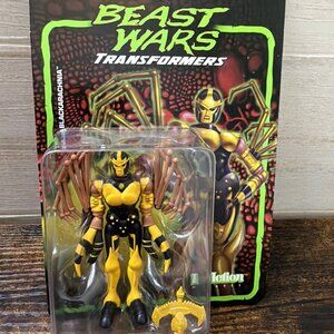 BLACKARACHNIA Transformers Beast Wars Super7 Reaction Retro Figure 2023 New